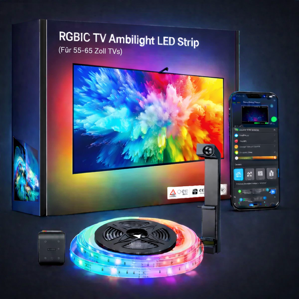 TV Ambilight LED Strip mit Kamera Sensor – Smart APP & Music Sync