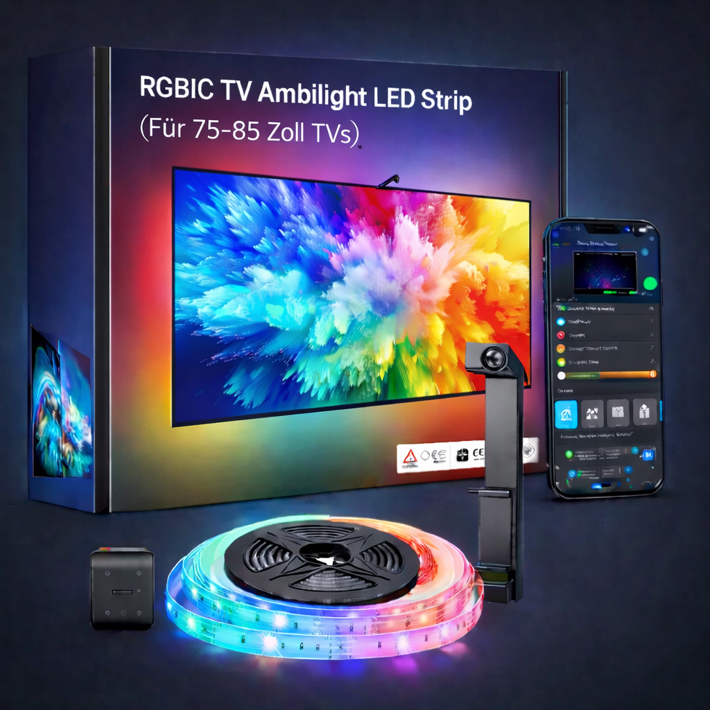 TV Ambilight LED Strip mit Kamera Sensor – Smart APP & Music Sync