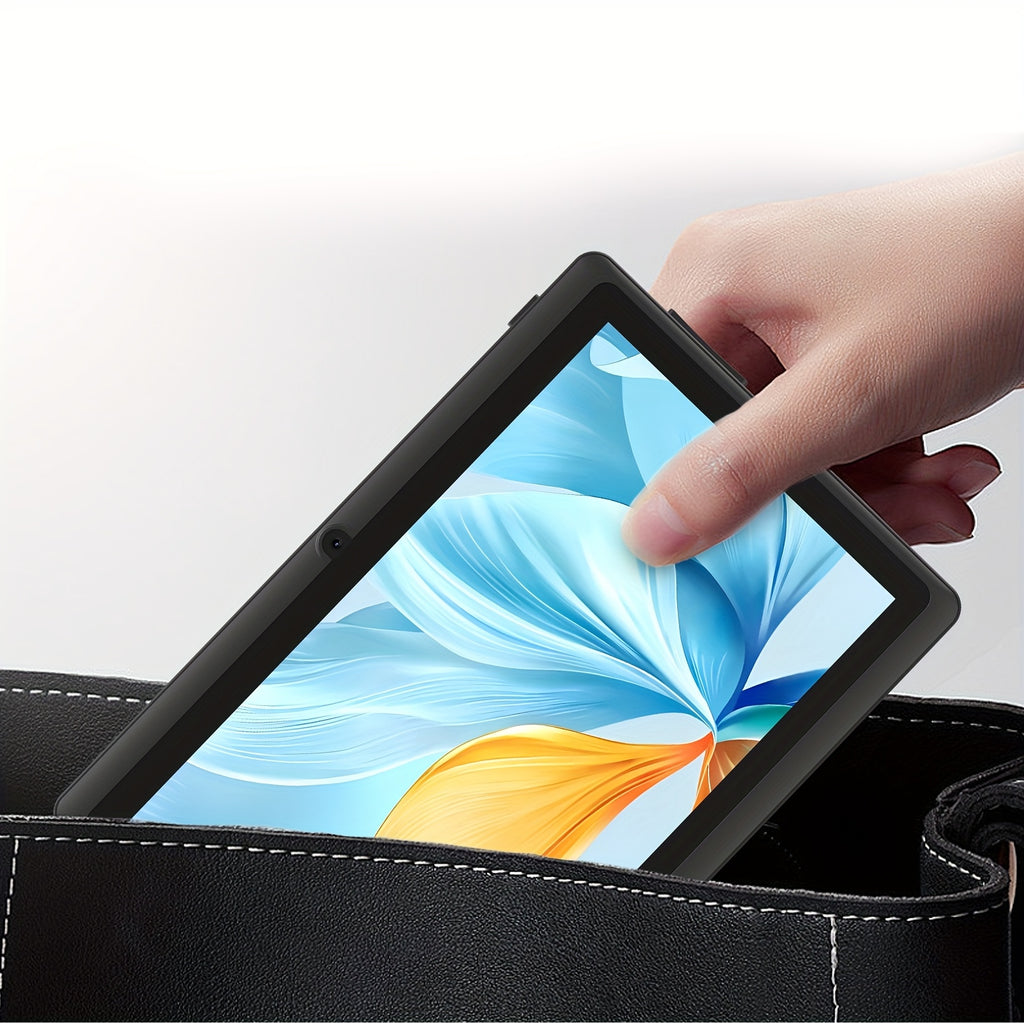 PRITOM 7-Zoll-Android-13-Tablet mit Schutzhülle, 4 GB (2 GB + 2 GB erweitert), 32 GB ROM mit Quad-Core-Prozessor, Unterstützung für Speicherkarten, 1 TB Erweiterung, HD-IPS-Display, zwei Kameras, zwei WLAN (2,4 G + 5 G), T