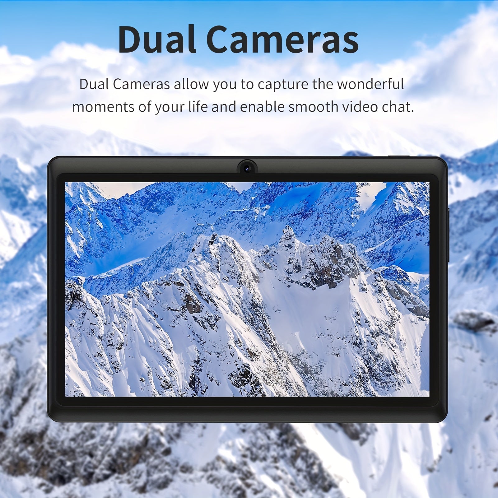 PRITOM 7-Zoll-Android-13-Tablet mit Schutzhülle, 4 GB (2 GB + 2 GB erweitert), 32 GB ROM mit Quad-Core-Prozessor, Unterstützung für Speicherkarten, 1 TB Erweiterung, HD-IPS-Display, zwei Kameras, zwei WLAN (2,4 G + 5 G), T