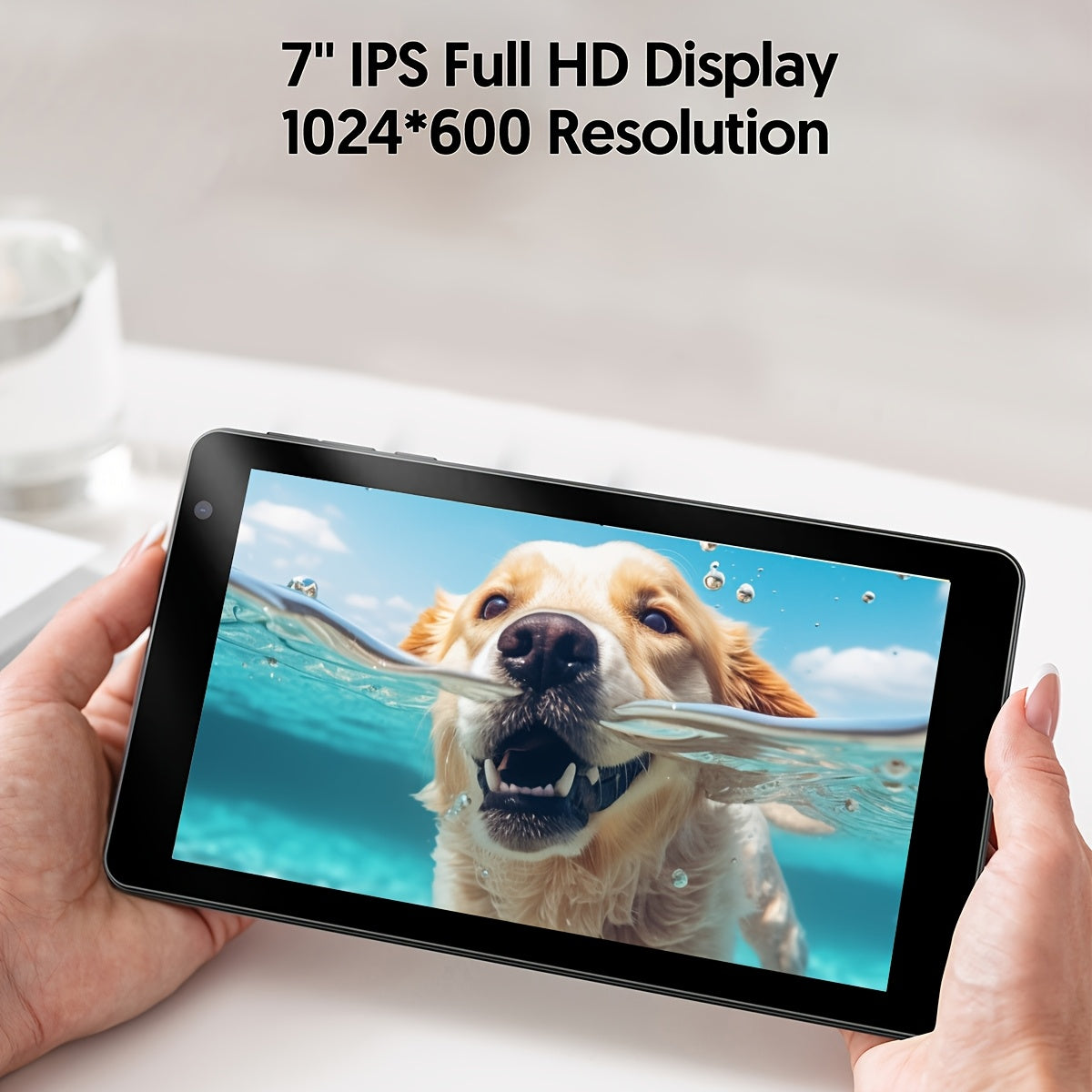 7 Inch Latest Android 14 Tablet, A523CPU Octa-core Processor, 8GB (3+5GB) RAM 64GB ROM, 1TB Of Extended Memory, 8MP Rear Camera, 5G Dual-band, Wifi6, 3500mah Tablet, 1024*600IPS