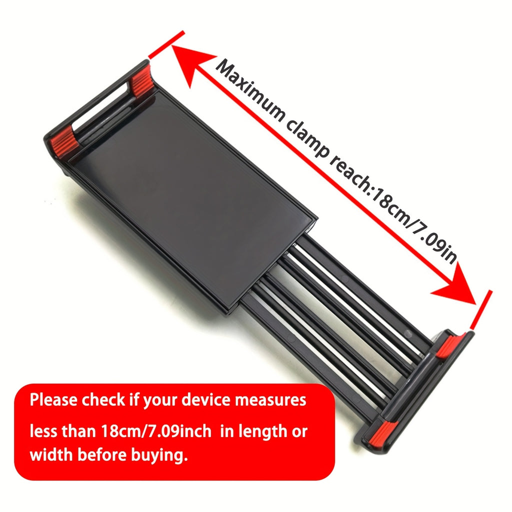 1 Upgraded Heavy-Duty Tablet & Phone Bedside Stand, Lazy Goose Neck Holder. 3D Rotating Long Arm Nightstand Mount for Phones and iPads. Universal Bracket for Online Classes Live Streaming