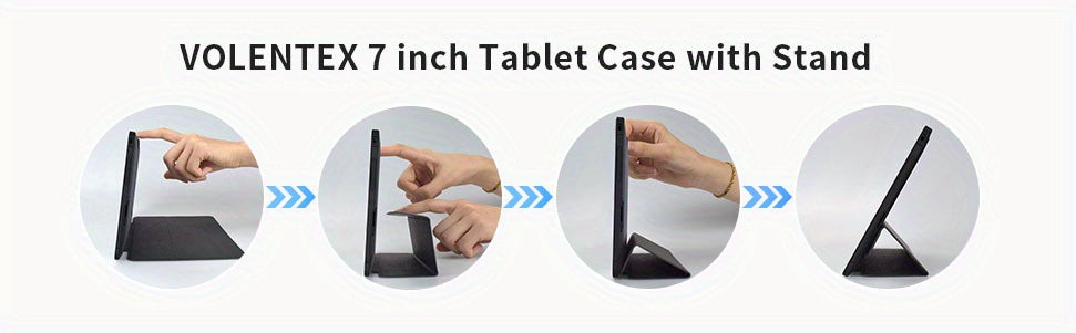 PRITOM 7-Zoll-Android-13-Tablet mit Schutzhülle, 4 GB (2 GB + 2 GB erweitert), 32 GB ROM mit Quad-Core-Prozessor, Unterstützung für Speicherkarten, 1 TB Erweiterung, HD-IPS-Display, zwei Kameras, zwei WLAN (2,4 G + 5 G), T