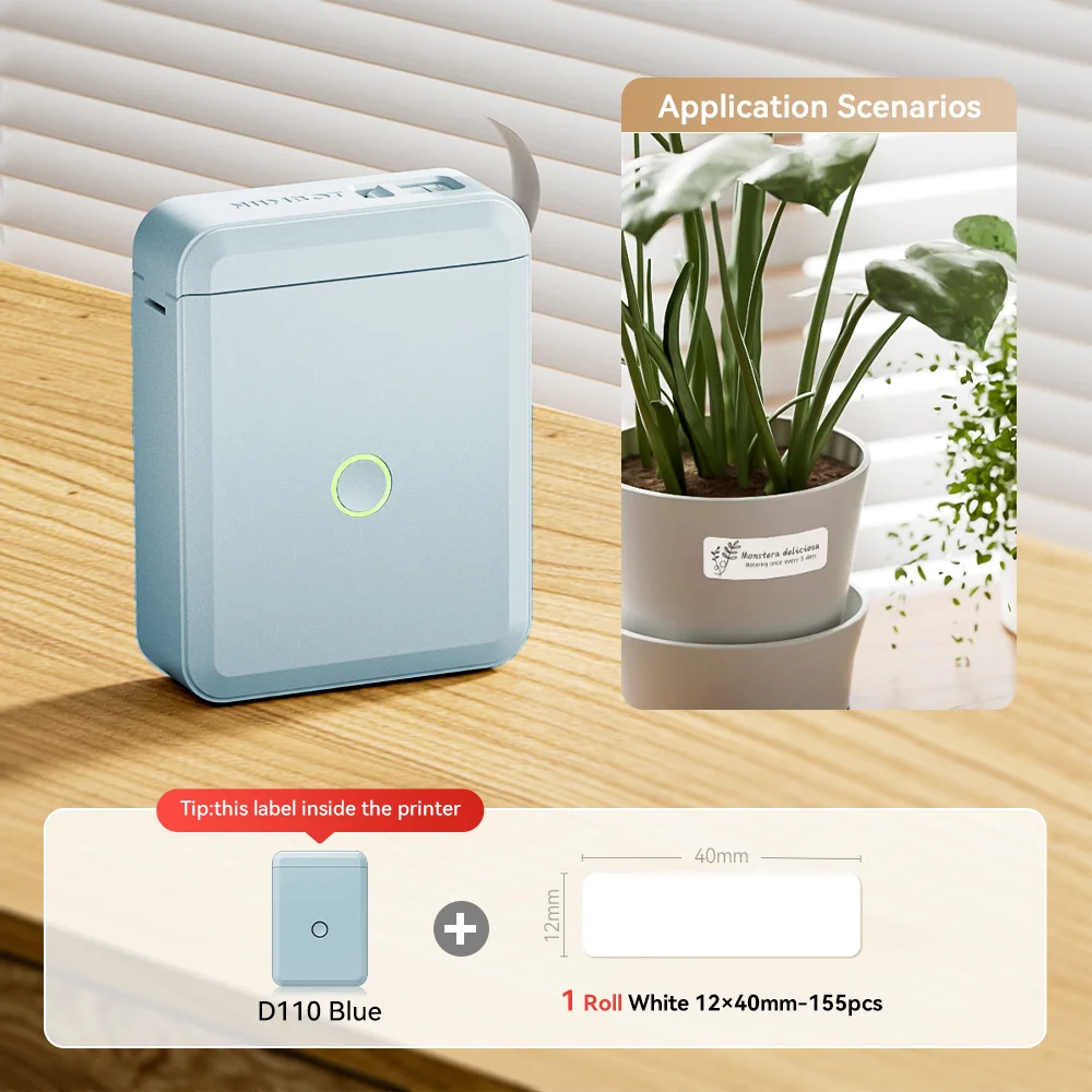 NiiMbot™ D110 – Kabelloser Mini Label Printer