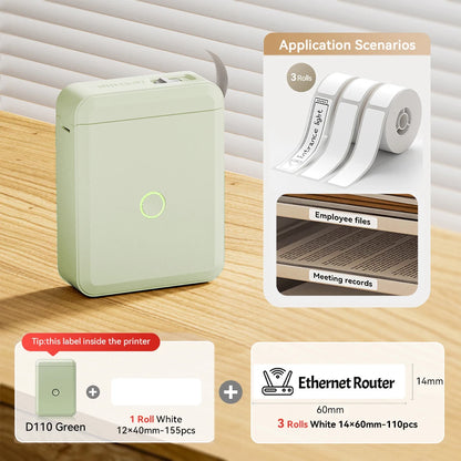 NiiMbot™ D110 – Kabelloser Mini Label Printer
