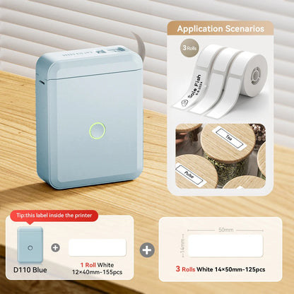 NiiMbot™ D110 – Kabelloser Mini Label Printer