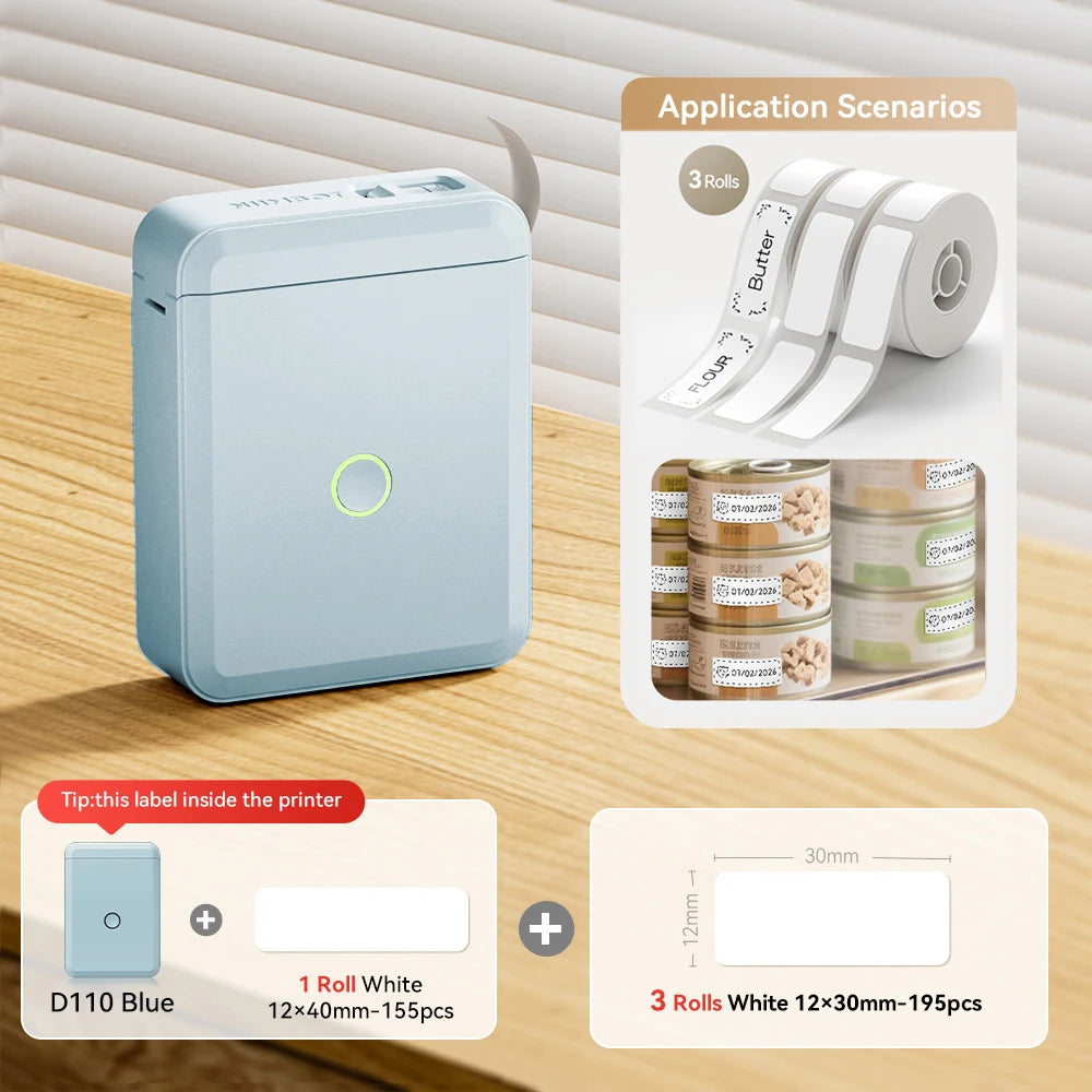 NiiMbot™ D110 – Kabelloser Mini Label Printer