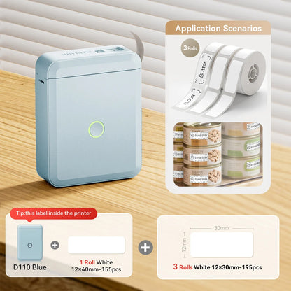 NiiMbot™ D110 – Kabelloser Mini Label Printer