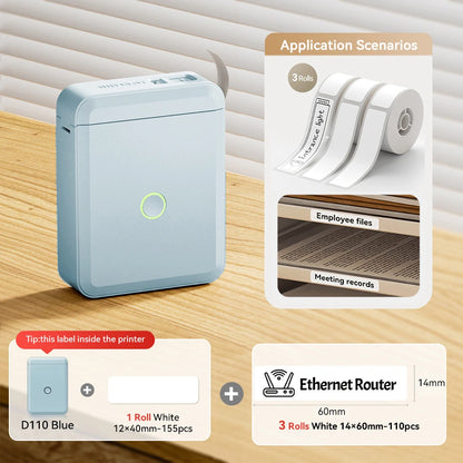NiiMbot™ D110 – Kabelloser Mini Label Printer