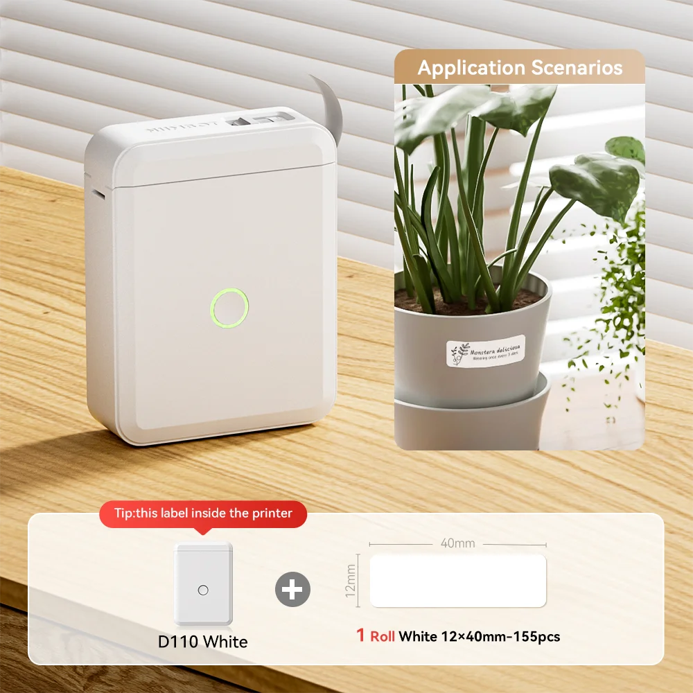 NiiMbot™ D110 – Kabelloser Mini Label Printer