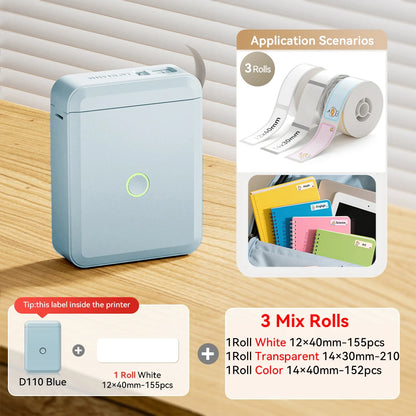 NiiMbot™ D110 – Kabelloser Mini Label Printer
