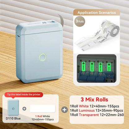 NiiMbot™ D110 – Kabelloser Mini Label Printer