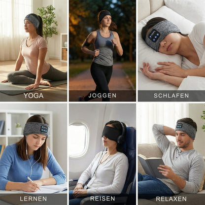 Bluetooth Stirnband & Augenmaske - Schlaf-Headset