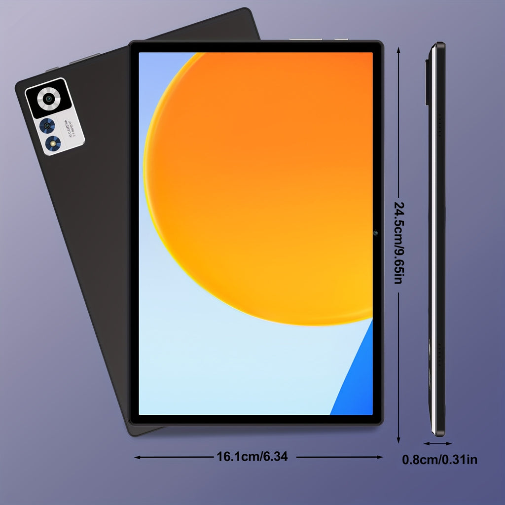 ZIOVO Newest Z168 10.1" 2-in-1 Tablet - FHD IPS Touch Screen, 22GB RAM (8GB+14GB Extended)+128GB ROM, With Case+Keyboard+Mouse+OTG, 2.0GHz Octa-Core, 8000mAh, Wi-Fi 6 & BT 5.0, 5+8MP Dual Camera, USB-C Port, Parental Control,