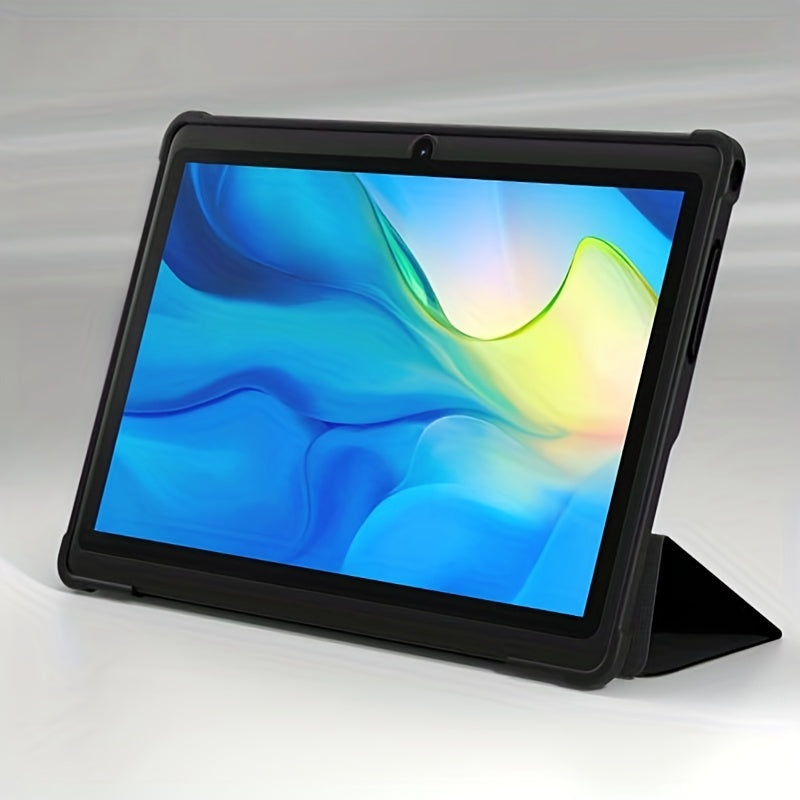 PRITOM 7-Zoll-Android-13-Tablet mit Schutzhülle, 4 GB (2 GB + 2 GB erweitert), 32 GB ROM mit Quad-Core-Prozessor, Unterstützung für Speicherkarten, 1 TB Erweiterung, HD-IPS-Display, zwei Kameras, zwei WLAN (2,4 G + 5 G), T