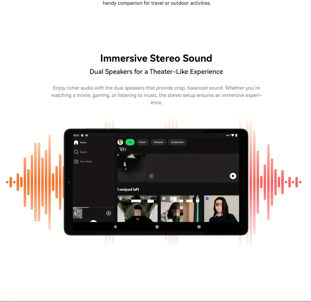 ALLDOCUBE iPlay 60 mini tablet 8.68 inch Android 15 Pad 90Hz display 4G LTE & GPS Widevine L1 12GB(4+8) RAM + 64GB ROM support expandable to 512GB Octa-Core Unisoc T606 CPU dual speakers lightweight