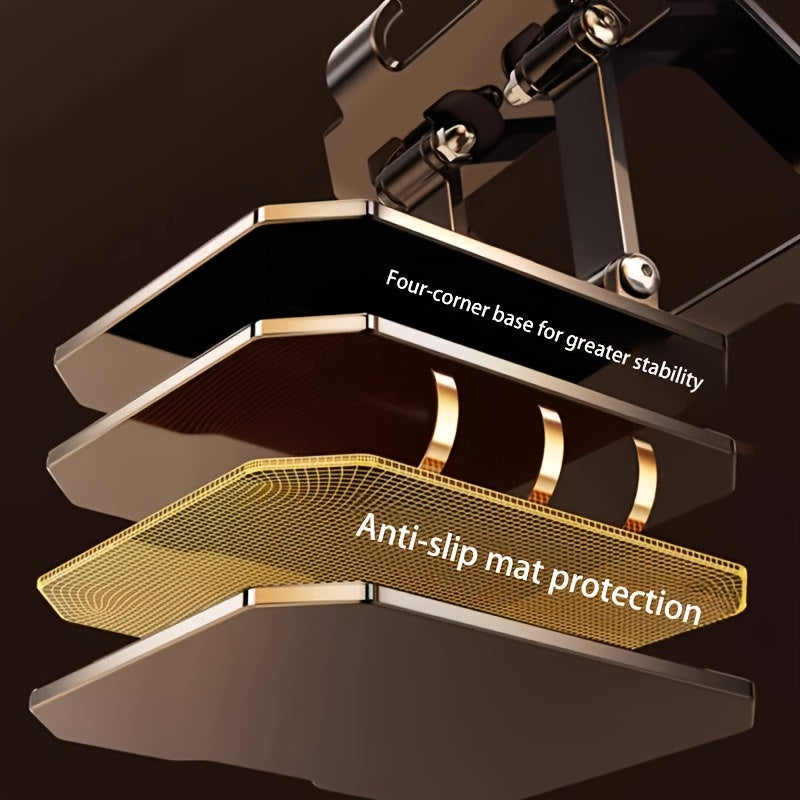 New Tablet Stand, Desktop Live Streaming Phone Holder, 360° Rotating Mobile Base Christmas Gift, Mobile and Tablet Supporter, Tablet Rotating Stand, Suitable for Tablets and Phones, Wide and Stable Tablet Holder, Car Rear Se