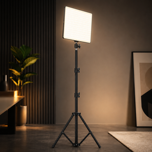 LED Studio Light Pro™ – Professionelle Video- & Content Creator Beleuchtung mit Stativ