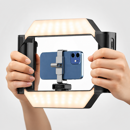 U-Rig Light™ Vlog Rig mit LED-Licht & Bluetooth-Fernauslöser