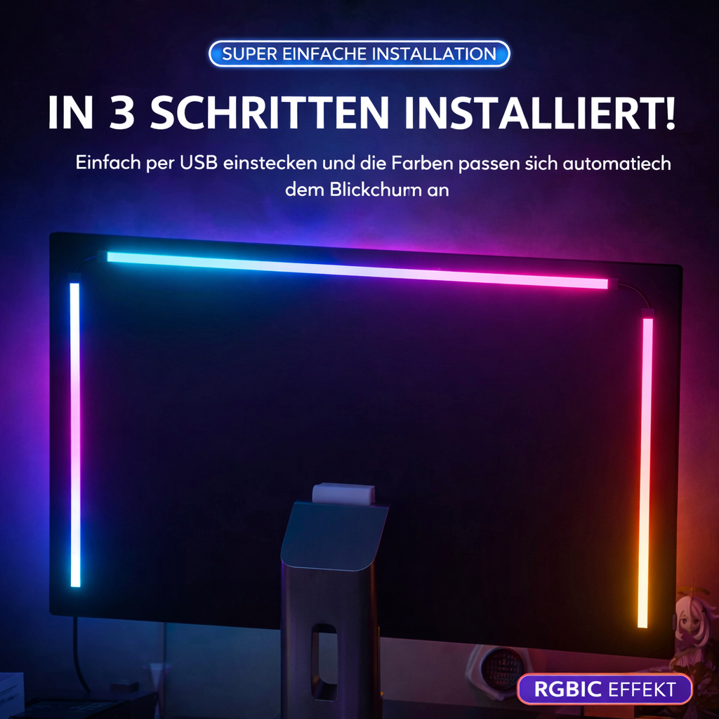 NovaGlow – Smart Ambilight für den Monitor