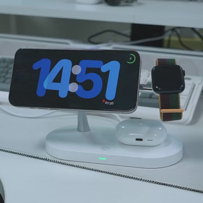 MagCharge™ 3-in-1 Wireless Ladestation – Magnetisches Schnellladen